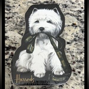 Harrods Knightsbridge Memo Paper Pad West Highland Westie Terrier Dog New